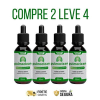Pulmocleam 30ml Original - Respiração Saudável e Imunidade Reforçada - Kits com 2 e 4 Frascos - Frete Grátis