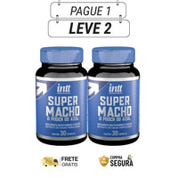 Super Macho 60 Cápsulas - Para Homens Que Querem Mais - Kits com 2 e 4 Frascos - Frete Grátis
