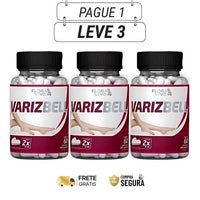 Varizbell 60 Cápsulas - Pernas Mais Bonitas Sempre - Kits com 3 e 5 Frascos - Frete Grátis
