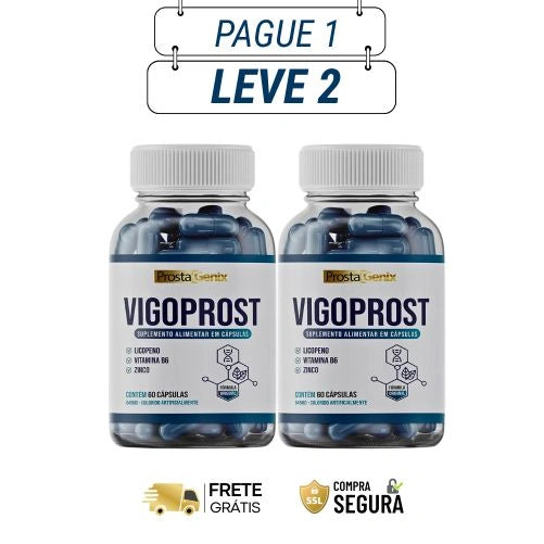 Vigoprost 60 Cápsulas - Proteção Natural e Bem-Estar Diário - Kit com 2 e 4 Frascos - Frete Grátis