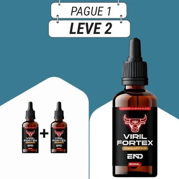 Viril Fortex 30ml Original - Mais Potência, Mais Energia, Mais Vitalidade - ESCOLHA ABAIXO A SUA OFERTA - 2 ou 4 FRASCOS - FRETE GRÁTIS