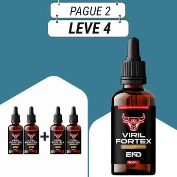 Viril Fortex 30ml Original - Mais Potência, Mais Energia, Mais Vitalidade - ESCOLHA ABAIXO A SUA OFERTA - 2 ou 4 FRASCOS - FRETE GRÁTIS