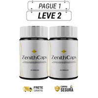 Zenith Caps 60 Cápsulas - Leveza Que Seu Corpo Merece - Kit com 2 e 4 Frascos - Frete Grátis